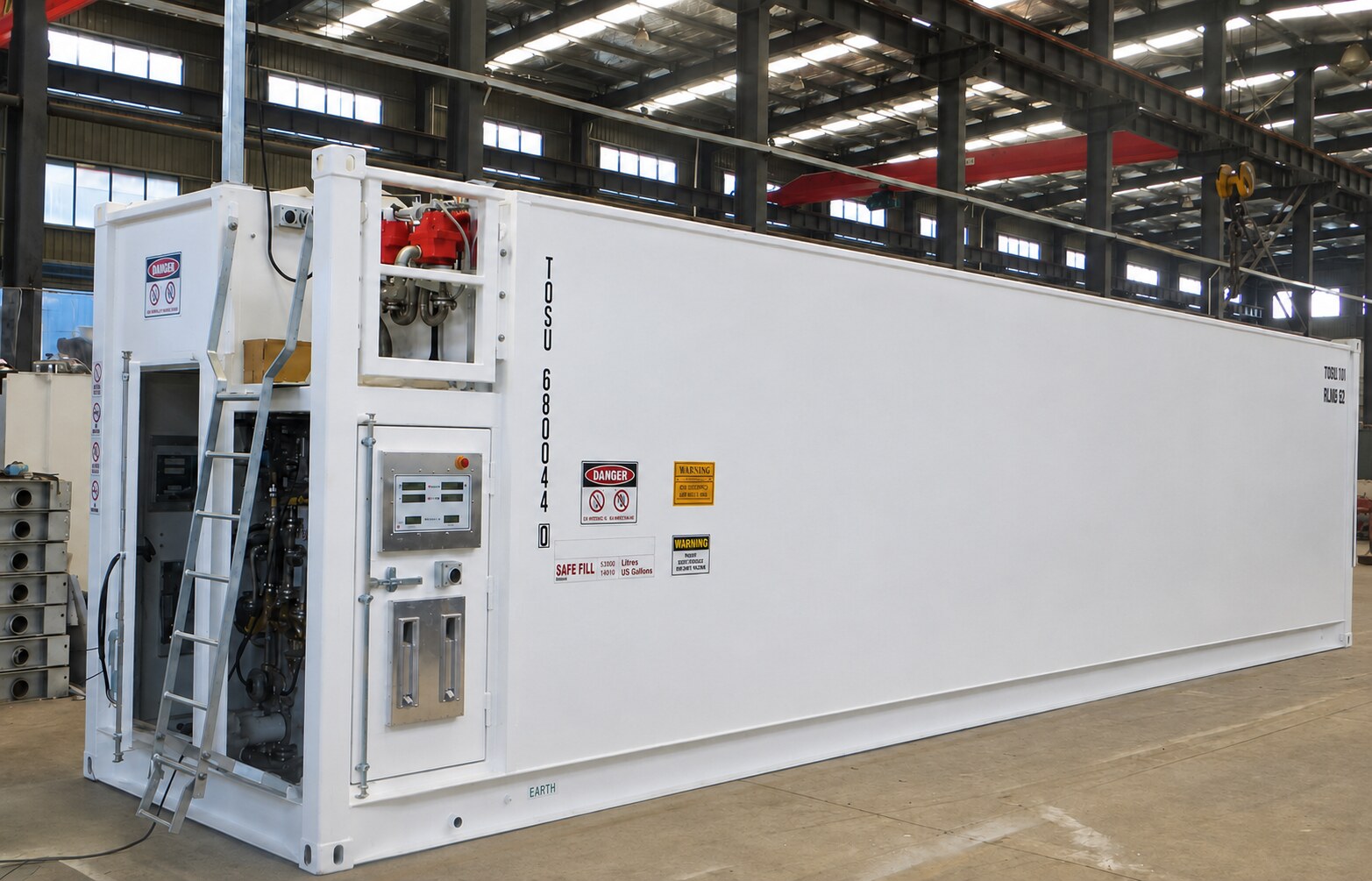 ZHONGBAO 68,000 litre self-bunded fuel tank manufactured in the factory
