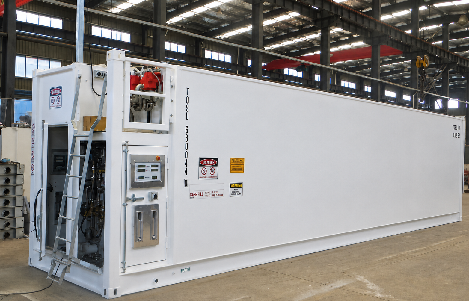 ZHONGBAO 68,000 litre self-bunded fuel tank manufactured in the factory
